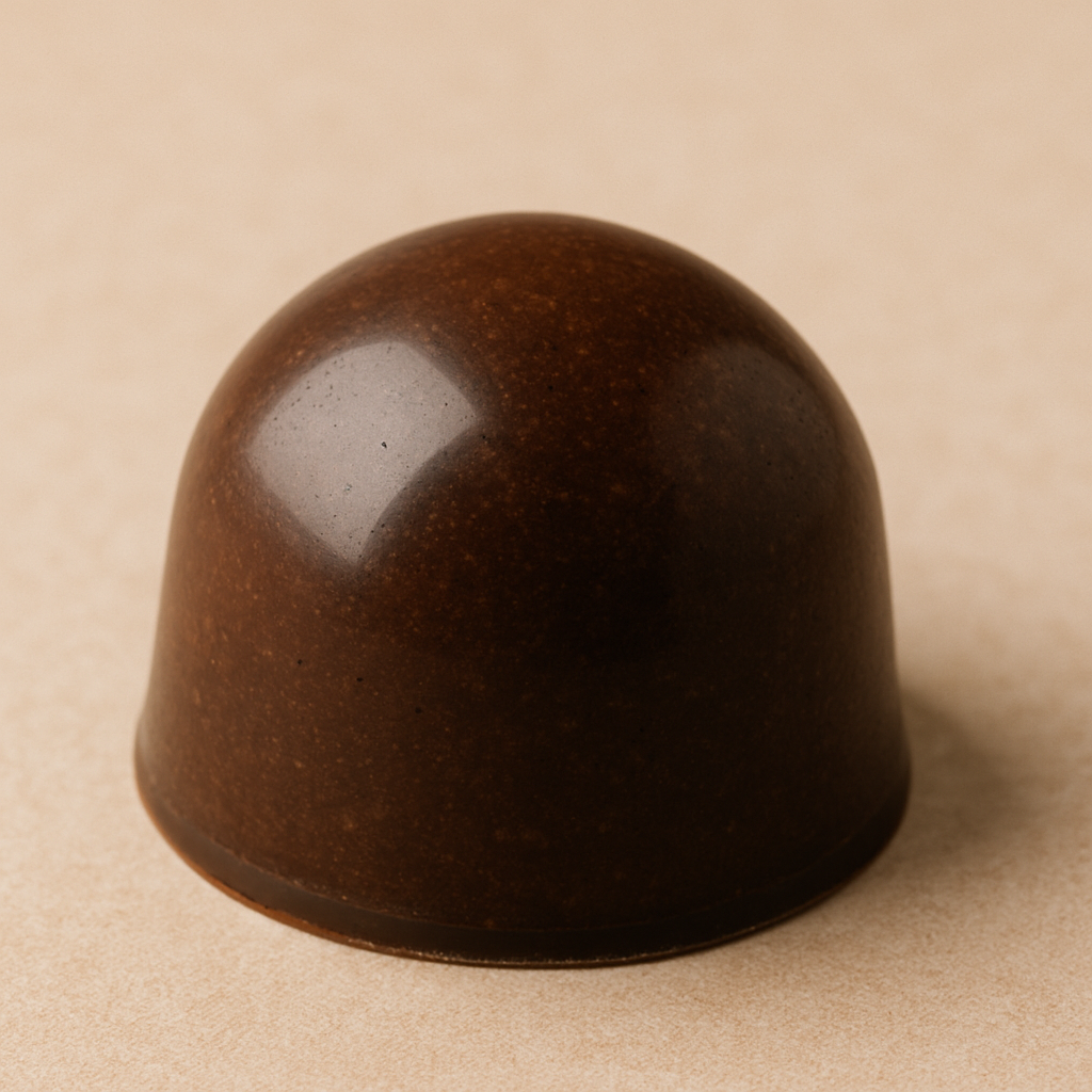 single brown bonbon